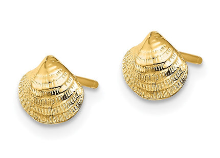 14k Yellow Gold Earrings Style TE801 - Classique Jewelry Inc.