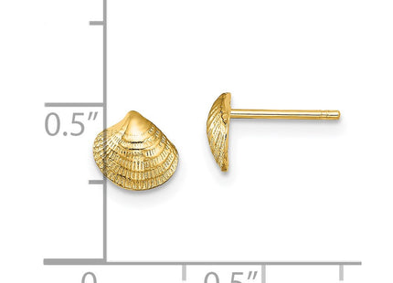 14k Yellow Gold Earrings Style TE801 - Classique Jewelry Inc.