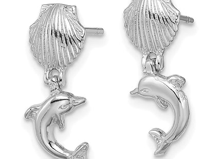 14k White Gold Earrings Style TE804W - Classique Jewelry Inc.