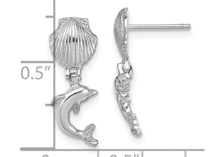 14k White Gold Earrings Style TE804W - Classique Jewelry Inc.