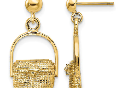14K gold earrings