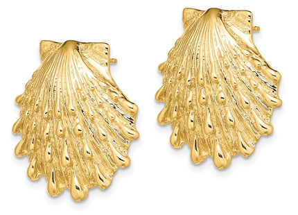 14k Yellow Gold Earrings Style TE810 - Classique Jewelry Inc.