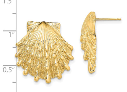 14k Yellow Gold Earrings Style TE810 - Classique Jewelry Inc.