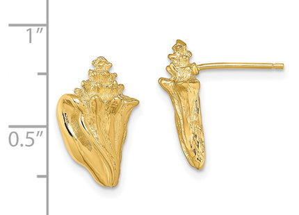 14k Yellow Gold Earrings Style TE815 - Classique Jewelry Inc.