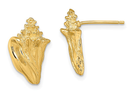 14k Yellow Gold Earrings Style TE815 - Classique Jewelry Inc.