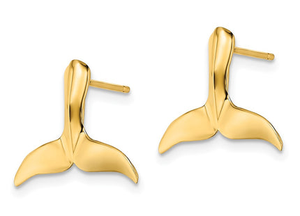 14k Yellow Gold Earrings Style TE819 - Classique Jewelry Inc.