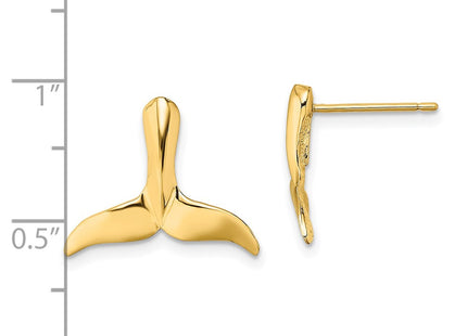 14k Yellow Gold Earrings Style TE819 - Classique Jewelry Inc.