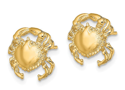 14k Yellow Gold Earrings Style TE821 - Classique Jewelry Inc.