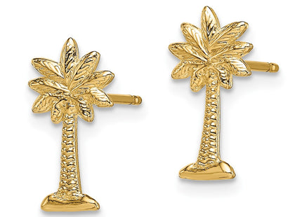 14k Yellow Gold Earrings Style TE823 - Classique Jewelry Inc.