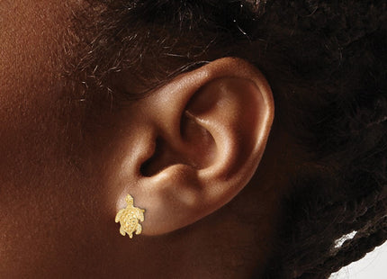 14k Yellow Gold Earrings Style TE828 - Classique Jewelry Inc.