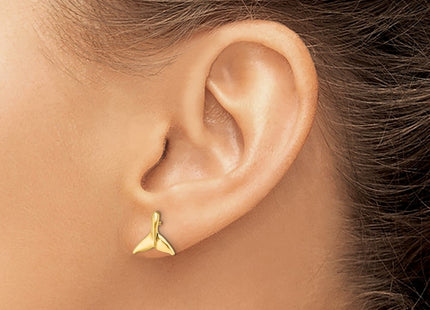 14k Yellow Gold Earrings Style TE838 - Classique Jewelry Inc.