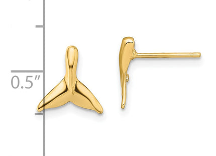 14k Yellow Gold Earrings Style TE838 - Classique Jewelry Inc.