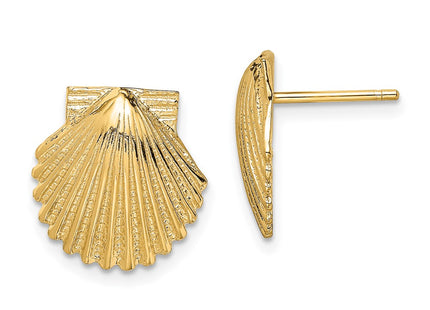 14k Yellow Gold Earrings Style TE839 - Classique Jewelry Inc.
