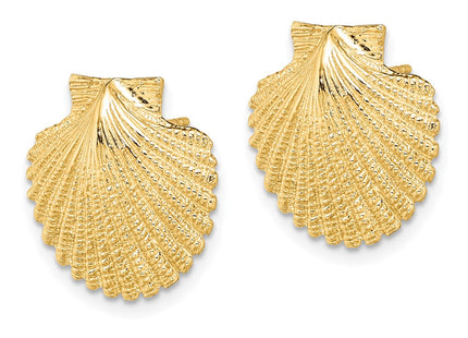 14k Yellow Gold Earrings Style TE840 - Classique Jewelry Inc.