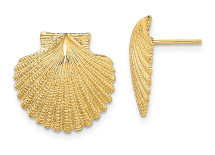 14k Yellow Gold Earrings Style TE840 - Classique Jewelry Inc.