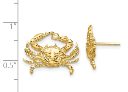 14k Yellow Gold Earrings Style TE841 - Classique Jewelry Inc.