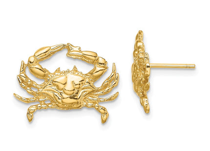 14k Yellow Gold Earrings Style TE841 - Classique Jewelry Inc.