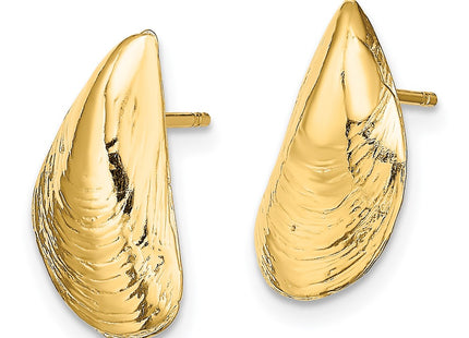 14k Yellow Gold Earrings Style TE854 - Classique Jewelry Inc.
