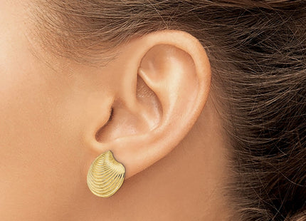 14k Yellow Gold Earrings Style TE859 - Classique Jewelry Inc.