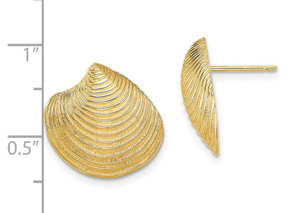 14k Yellow Gold Earrings Style TE859 - Classique Jewelry Inc.
