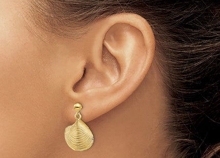 14k Yellow Gold Earrings Style TE860 - Classique Jewelry Inc.