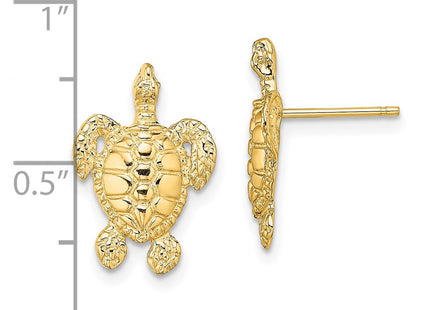 14k Yellow Gold Earrings Style TE862 - Classique Jewelry Inc.