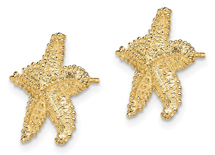 14k Yellow Gold Earrings Style TE868 - Classique Jewelry Inc.