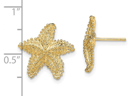 14k Yellow Gold Earrings Style TE868 - Classique Jewelry Inc.