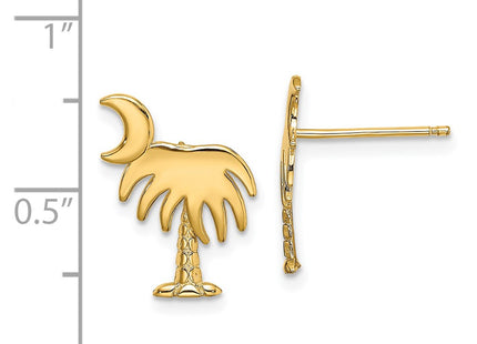 14k Yellow Gold Earrings Style TE870 - Classique Jewelry Inc.
