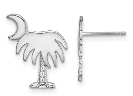 14k White Gold Earrings Style TE870W - Classique Jewelry Inc.