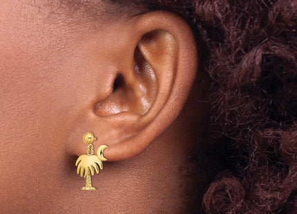 14k Yellow Gold Earrings Style TE871 - Classique Jewelry Inc.