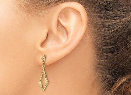 14k Yellow Gold Earrings Style TE877 - Classique Jewelry Inc.