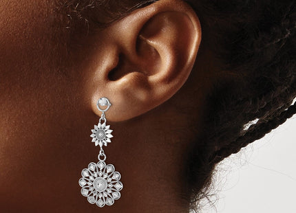 14k White Gold Earrings Style TE882W - Classique Jewelry Inc.