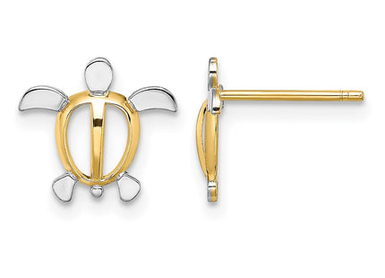 14K gold earrings