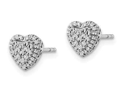 14k White Gold Earrings Style TE962 - Classique Jewelry Inc.