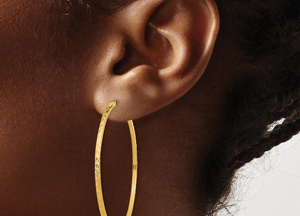 14k Yellow Gold Earrings Style TF1000 - Classique Jewelry Inc.