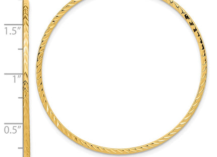14k Yellow Gold Earrings Style TF1000 - Classique Jewelry Inc.