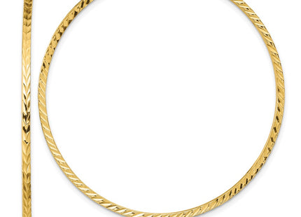 14k Yellow Gold Earrings Style TF1001 - Classique Jewelry Inc.