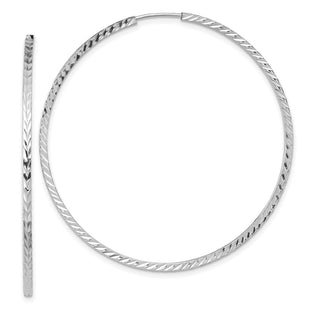 14k White Gold Earrings Style TF1001W - Classique Jewelry Inc.