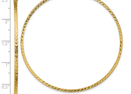 14k Yellow Gold Earrings Style TF1003 - Classique Jewelry Inc.