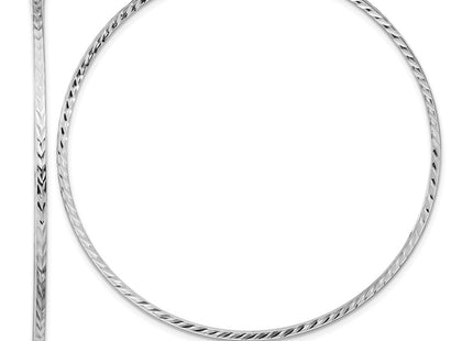 14k White Gold Earrings Style TF1003W - Classique Jewelry Inc.