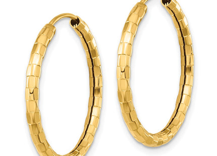 14k Yellow Gold Earrings Style TF1009 - Classique Jewelry Inc.