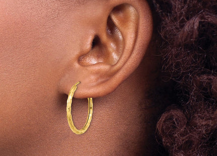 14k Yellow Gold Earrings Style TF1009 - Classique Jewelry Inc.