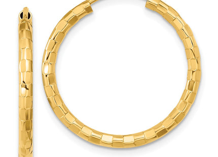 14k Yellow Gold Earrings Style TF1009 - Classique Jewelry Inc.
