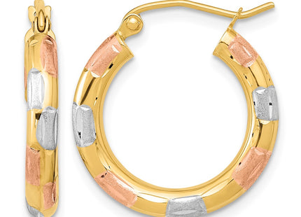 14K gold hoop earrings