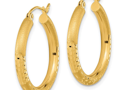 14k Yellow Gold Earrings Style TF1043 - Classique Jewelry Inc.