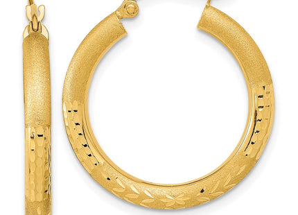 14k Yellow Gold Earrings Style TF1043 - Classique Jewelry Inc.