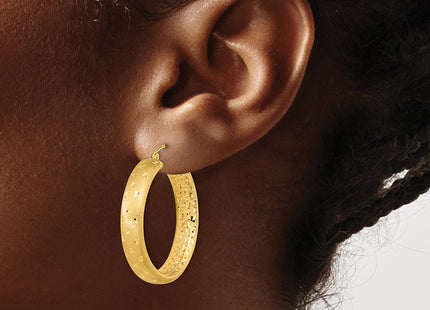 14k Yellow Gold Earrings Style TF1045 - Classique Jewelry Inc.