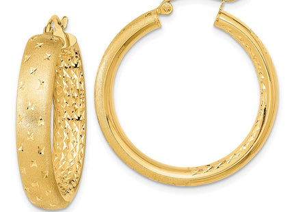 14K gold hoop earrings