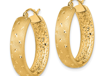 14k Yellow Gold Earrings Style TF1046 - Classique Jewelry Inc.